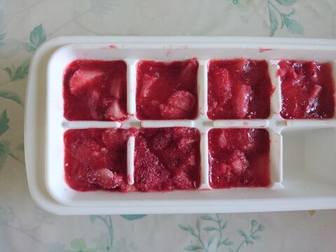苺のデザート(後期離乳食)☆冷凍